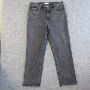 Abercrombie & Fitch High Rise Gray Jeans